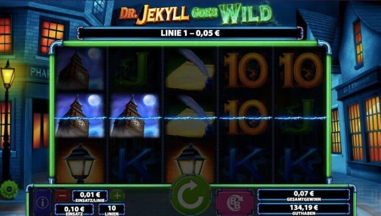 Dr Jekyll Goes Wild Slot Win