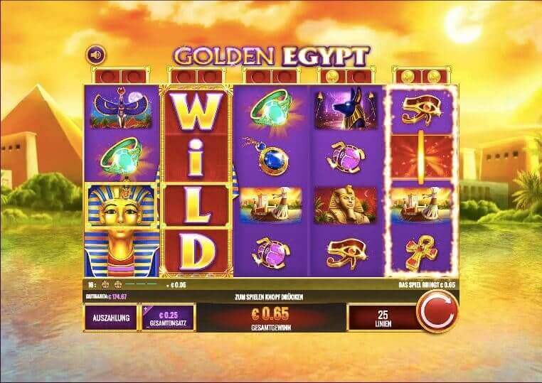 Golden Egypt Slot Win
