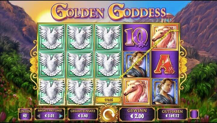 Golden Goddess Slot Win