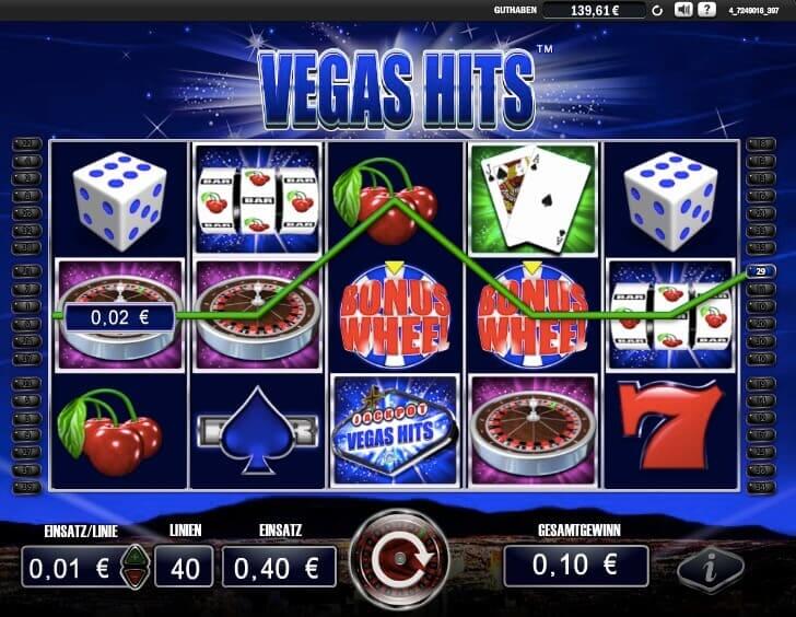 Vegas Hits Slot Win