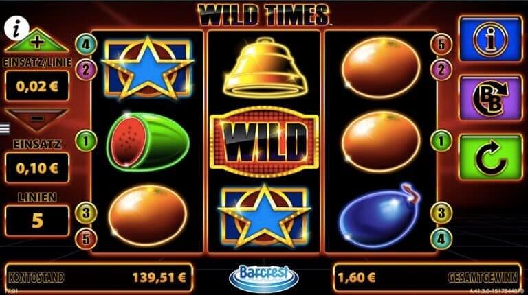 Wild Times Slot Win